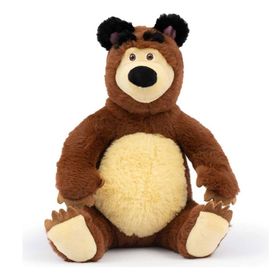 Nessi World MHA21000 20 cm Masha ile Koca Ayı ve 12 cm Bebek Peluş