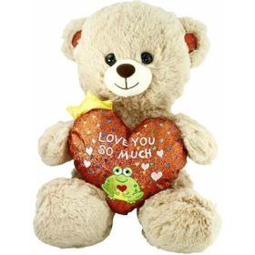 Nessi World PJH2323 Love You 30 cm Peluş Kalpli Ayı