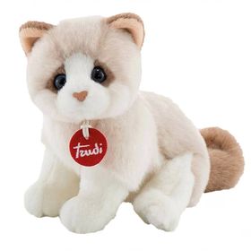 Nessi World Trudi Kitty 20 cm Beyaz Bej Peluş Kedi