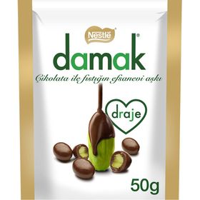 Nestle Damak 50 gr Sütlü Çikolata Kaplı Antep Fıstıklı Draje