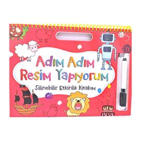 Net Çocuk Yayınları Adım Resim Yapıyorum Eğitici Bebek Kitabı