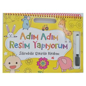 Net Çocuk Yayınları Adım Resim Yapıyorum Eğitici Bebek Kitabı