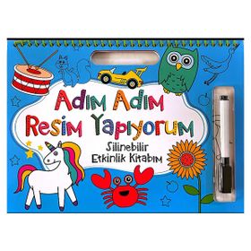 Net Çocuk Yayınları Adım Resim Yapıyorum Eğitici Bebek Kitabı