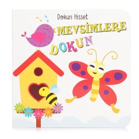 Net Çocuk Yayınları Dokun Hisset Mevsimlere Eğitici Kitap