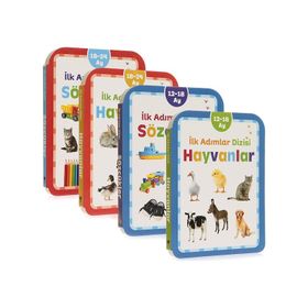 Net Çocuk Yayınları İlk Adımlar Dizisi 4lü Eğitici Bebek Kitap Seti