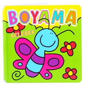 Net Kelebek Boyama Kitabı