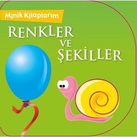 Net Minik Kitaplarım Renkler ve Şekiller Eğitici Kitap
