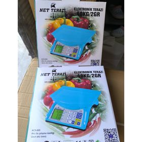 Net Terazi ASC-802 2 gr - 40 kg Küçük Dijital Elektronik Manav Bakkal Market Terazisi