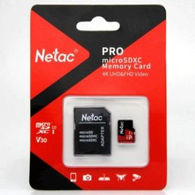 Netac 256G MicroSDXC V30/A1/C10 NT02P500PRO-256G-R P500 Extreme Pro Hafıza Kartı