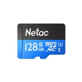 Netac P500 NT02P500STN-128G-R UHS-I U1 CLASS10 MicroSDXC 128 GB SD Adaptör Hafıza Kartı
