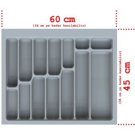 Netaks 60x45 cm Çekmece İçi Kaşıklık