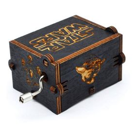 Netavantaj Star Wars Ahşap Çevirmeli Müzik Kutusu