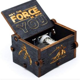 Netavantaj Star Wars Ahşap Çevirmeli Müzik Kutusu