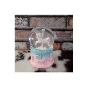 Netavantaj Unicorn Atlı Karınca Işıklı Müzikli Orta Boy Kar Küresi