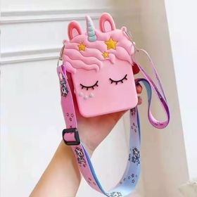 Netavantaj Unicorn Tasarım Silikon Omuz Askılı Çanta