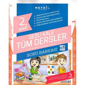 Netbil 2. Sınıf Sesli Kale Tüm Dersler Soru Bankası-Bilfen Yayınları