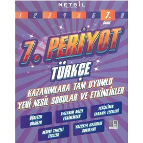 Netbil Yayıncılık 7. Sınıf Türkçe 7. Periyot