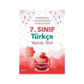 Netbil Yayıncılık 7. Sınıf Türkçe Yaprak Test Yeni Müfredat
