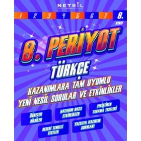Netbil Yayıncılık 8. Sınıf Türkçe 8. Periyot