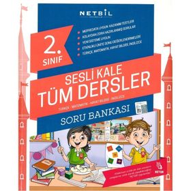 Netbil Yayınları 2. Sınıf Sesli Kale Tüm Dersler Soru Bankası