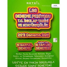 Netbil Yayınları - 8. Sınıf LGS T.C. İnkılap Tarihi ve Atatürkçülük 20'li Deneme Seti Periyodu
