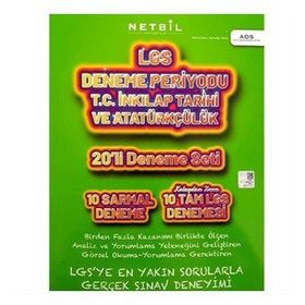 Netbil Yayınları - 8. Sınıf LGS T.C. İnkılap Tarihi ve Atatürkçülük 20'li Deneme Seti Periyodu
