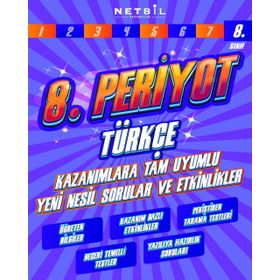 Netbil Yayınları 8.Sınıf Sıra Arkadaşım Türkçe Soru Bankası - kollektif