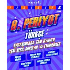 Netbil Yayınları 8.Sınıf Sıra Arkadaşım Türkçe Soru Bankası - kollektif