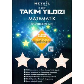 Netbil Yayınları 8. Sınıf Takım Yıldızı Matematik 10 Deneme Seti