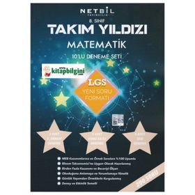 Netbil Yayınları 8. Sınıf Takım Yıldızı Matematik 10 Deneme Seti