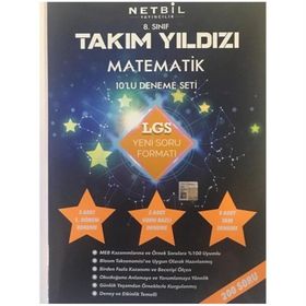 Netbil Yayınları 8. Sınıf Takım Yıldızı Matematik 10 Deneme Seti