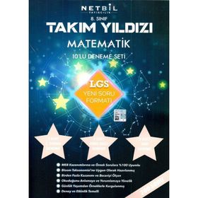Netbil Yayınları 8. Sınıf Takım Yıldızı Matematik 10 Deneme Seti