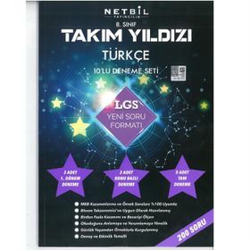 Netbil Yayınları 8. Sınıf Takım Yıldızı Türkçe 10 Deneme Seti