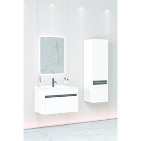 Netdeko Beyaz Duenos 75 cm Banyo Dolabı