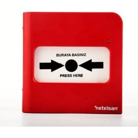 Netelsan M.U.YAN.00003 Konvansiyonel Yangın Alarm Butonu