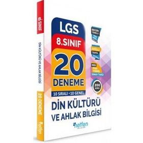 Netfen Yayınları 8. Sınıf Din Kültürü Ve Ahlak Bilgisi 20'li Deneme