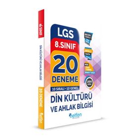 Netfen Yayınları 8. Sınıf Din Kültürü Ve Ahlak Bilgisi 20'li Deneme
