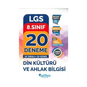 Netfen Yayınları 8. Sınıf Din Kültürü Ve Ahlak Bilgisi 20'li Deneme