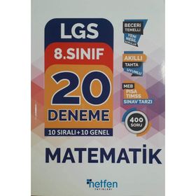 Netfen Yayınları 8. Sınıf Lgs Matematik 20'li Deneme