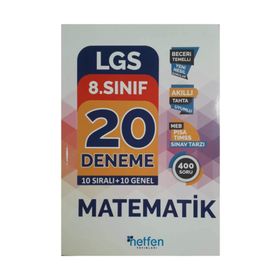 Netfen Yayınları 8. Sınıf Lgs Matematik 20'li Deneme