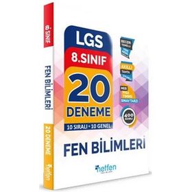 Netfen Yayınları 8. Sınıf Lgs Matematik 20'li Deneme