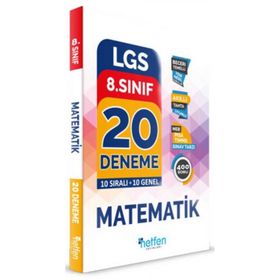 Netfen Yayınları 8. Sınıf Lgs Matematik 20'li Deneme