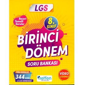 Netfen Yayınları 8. Sınıf LGS Tüm Dersler Birinci Dönem Soru Bankası