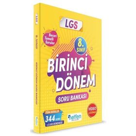 Netfen Yayınları 8. Sınıf LGS Tüm Dersler Birinci Dönem Soru Bankası