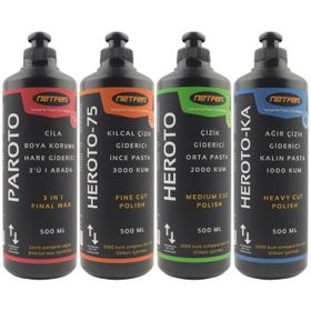 Netfer 4x500 ml 4'lü Pasta Cila Set