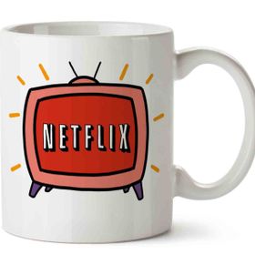 Netflix Png Transparent Baskılı Kupa