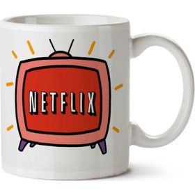 Netflix Png Transparent Baskılı Kupa