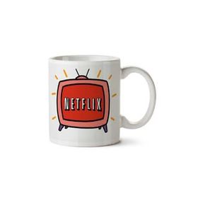 Netflix Png Transparent Baskılı Kupa