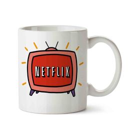 Netflix Png Transparent Baskılı Kupa