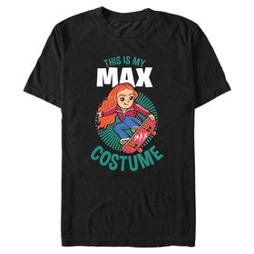 Netflix Stranger Things Mike Costume Organic Short Sleeve Schwarz Unisex T-shirt